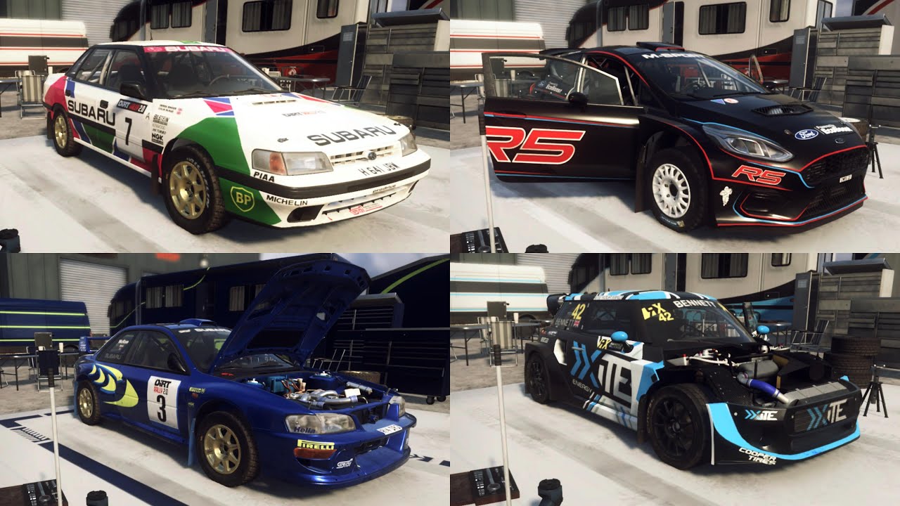 Dirt Rally 2.0 - All Cars list & Flat Out DLC All Season Pass + Bonus Car (82 Cars) [4K PS5]