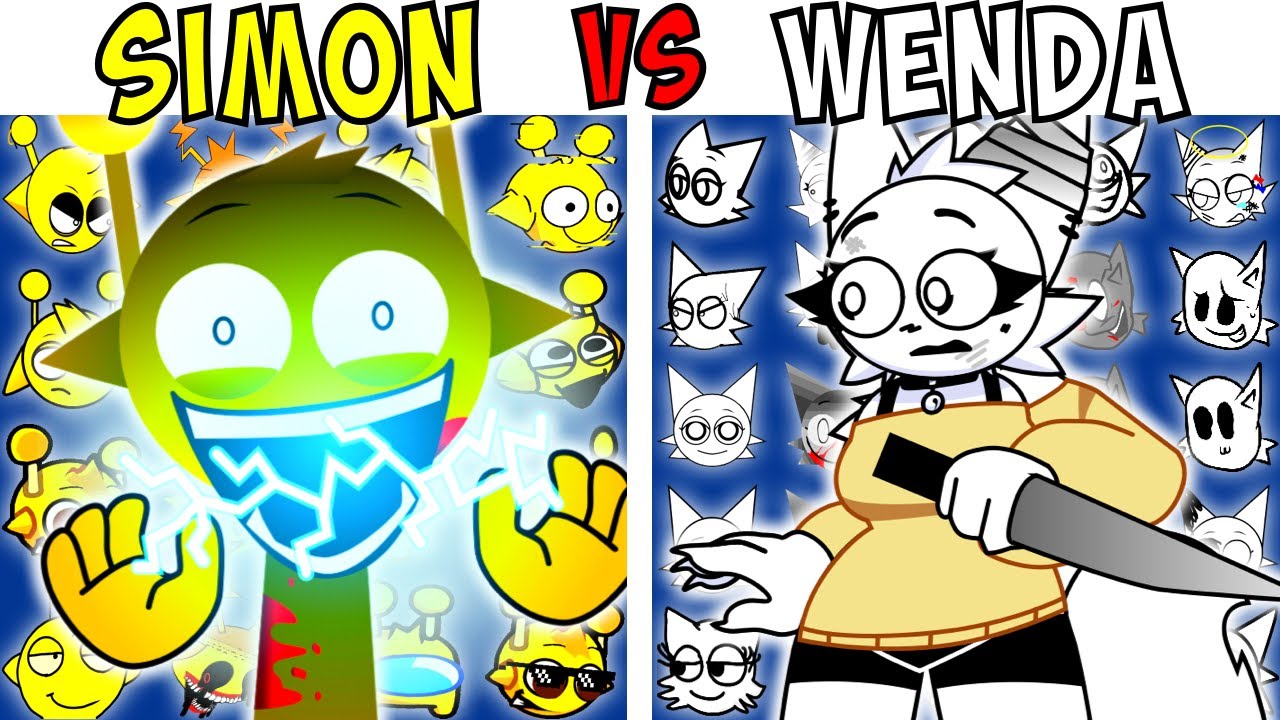 ALL SIMON VS WENDA TEST | FNF Character Test | Gameplay VS Playground