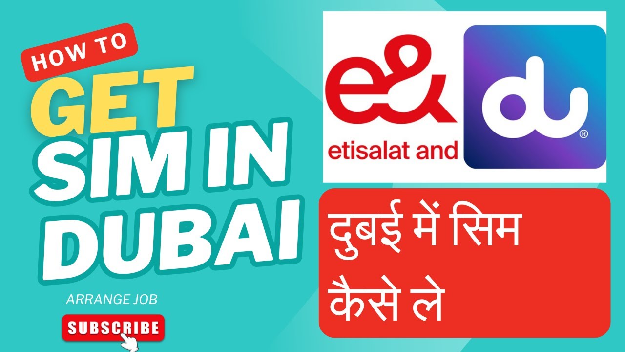 How To Get Sim Card In Dubai I Which Sim Card Best In Dubai I Etisilat And Du Sim UAE