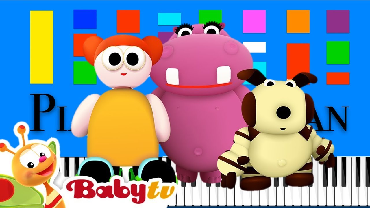 BabyTV Hippa Hippa Hey Theme Song Medium 4K Piano Tutorial
