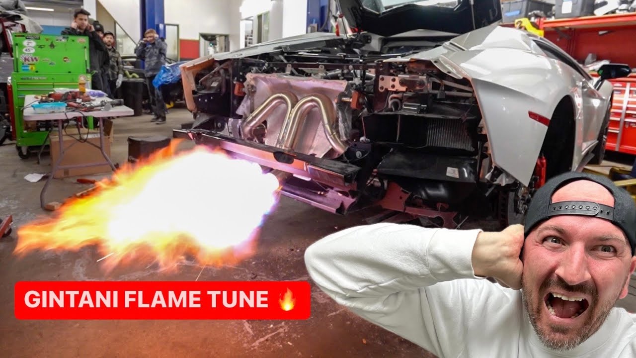 WHAT A $17,000 EXHAUST & $3000 TUNE DOES TO V12 LAMBORGHINI.. HOLY S#!%!