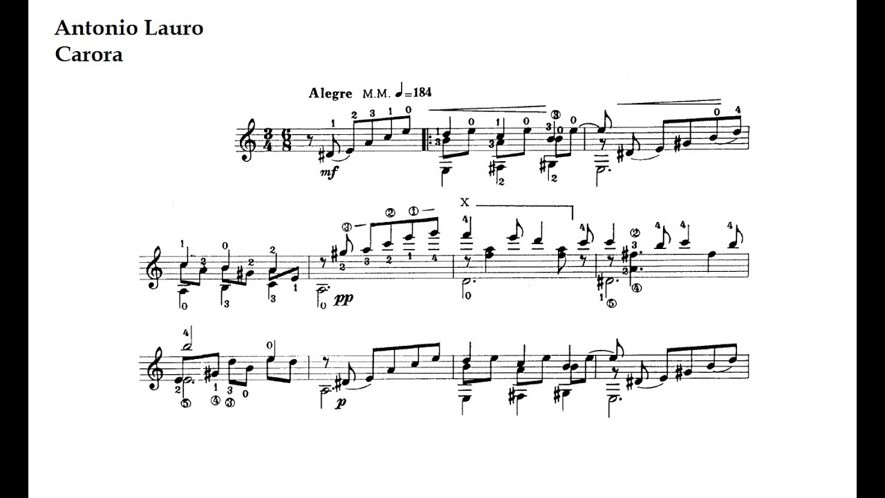 Antonio Lauro. Carora