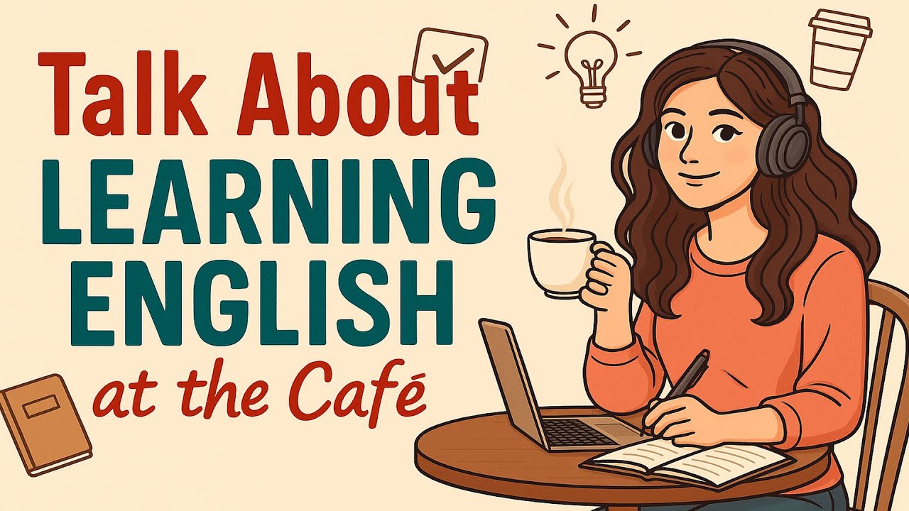 Обсудим изучение английского в кафе ☕ | Легкий ежедневный разговорный английский для начинающих