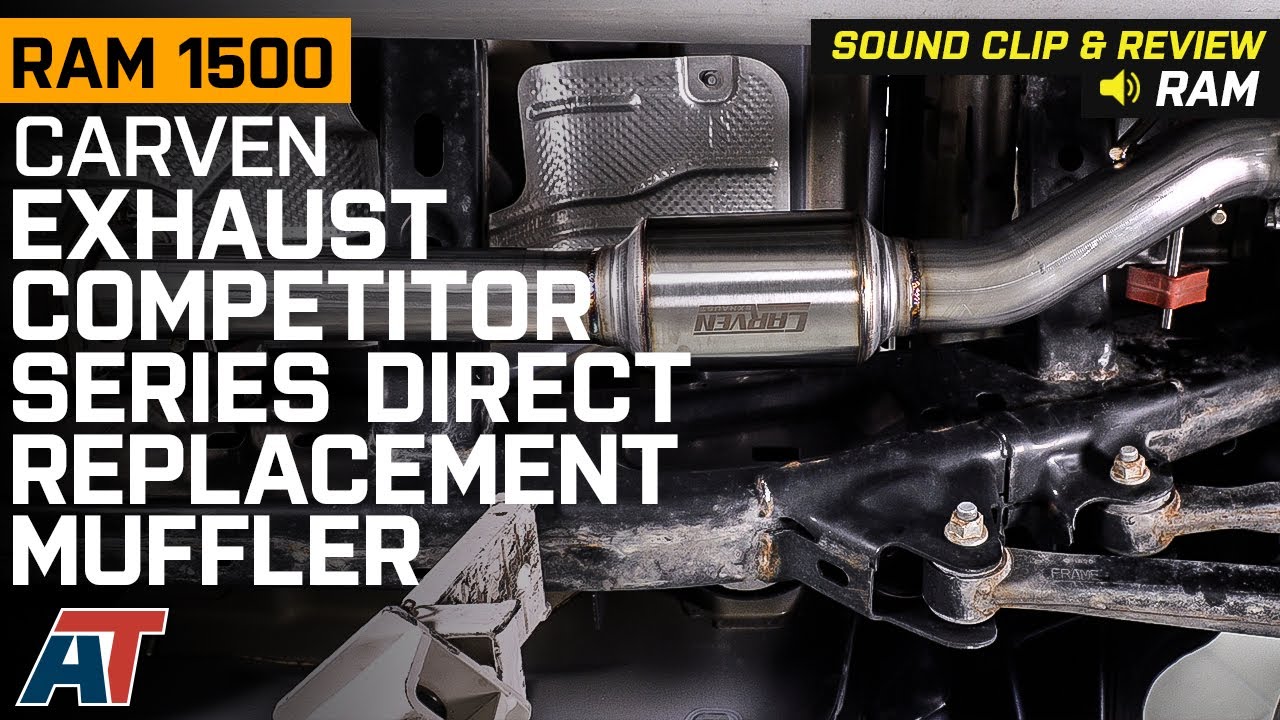 2019-2021 RAM 1500 5.7L Carven Competitor Series Direct Replacement Muffler Sound Clip & Review