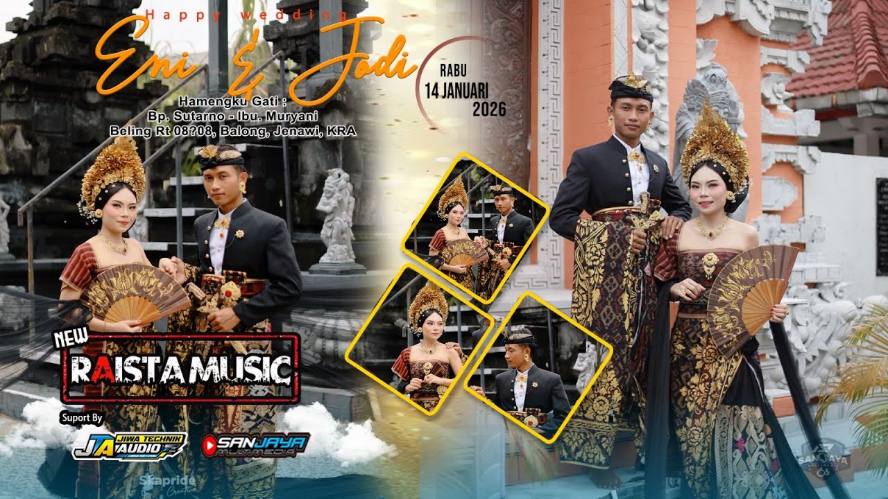 Live Cs. RAISTA MUSIC || JTA PRO AUDIO  Wedding " ENI & JODI " - Beling 14 Januari 2026
