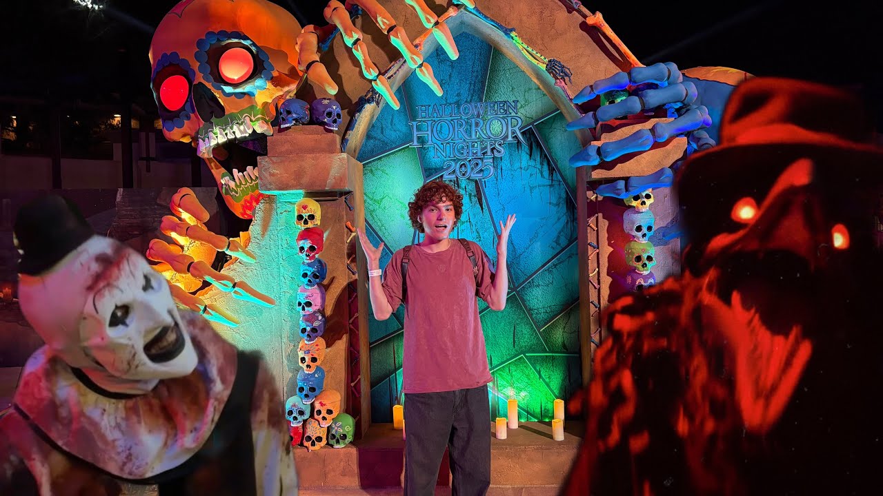 Halloween Horror Nights 2025 (Maze walkthrough)| Silent vlog