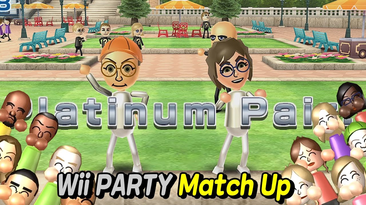 Wii Party - Match Up ( Expert com ) Player Molina Vs Theo | Prefect Win ! First Time !