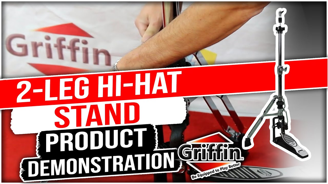 2 Leg Hi-Hat Stand by Griffin Product Demonstration Model H600A