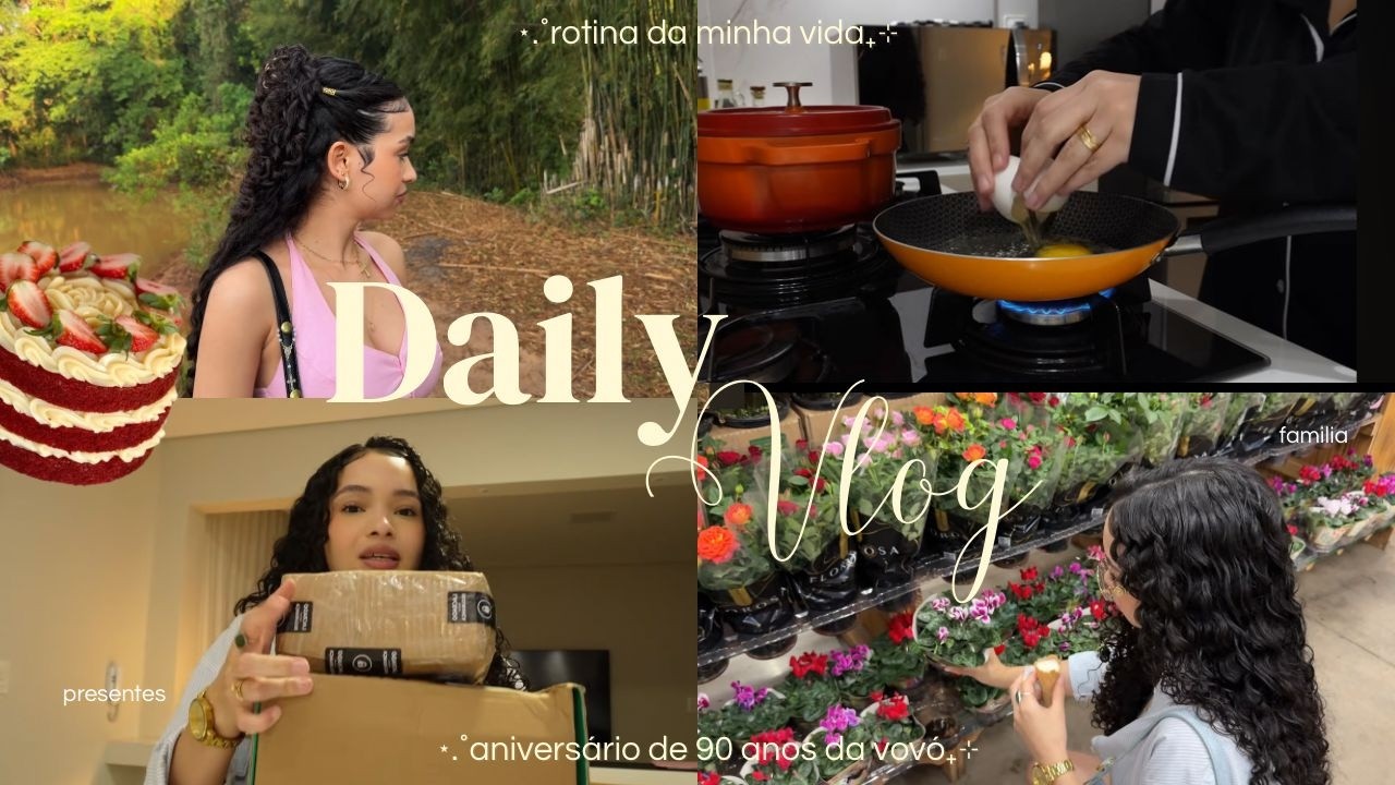 Vlog | alguns dias comigo, compras, aniversário de 90 anos da minha vó, família🪄🧚🏻‍♀️🎂