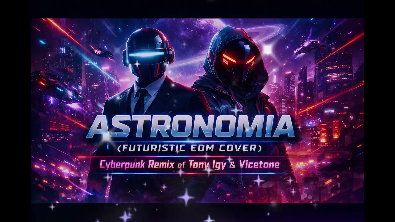 ASTRONOMIA (FUTURISTIC EDM COVER) | Cyberpunk Remix of Tony Igy & Vicetone