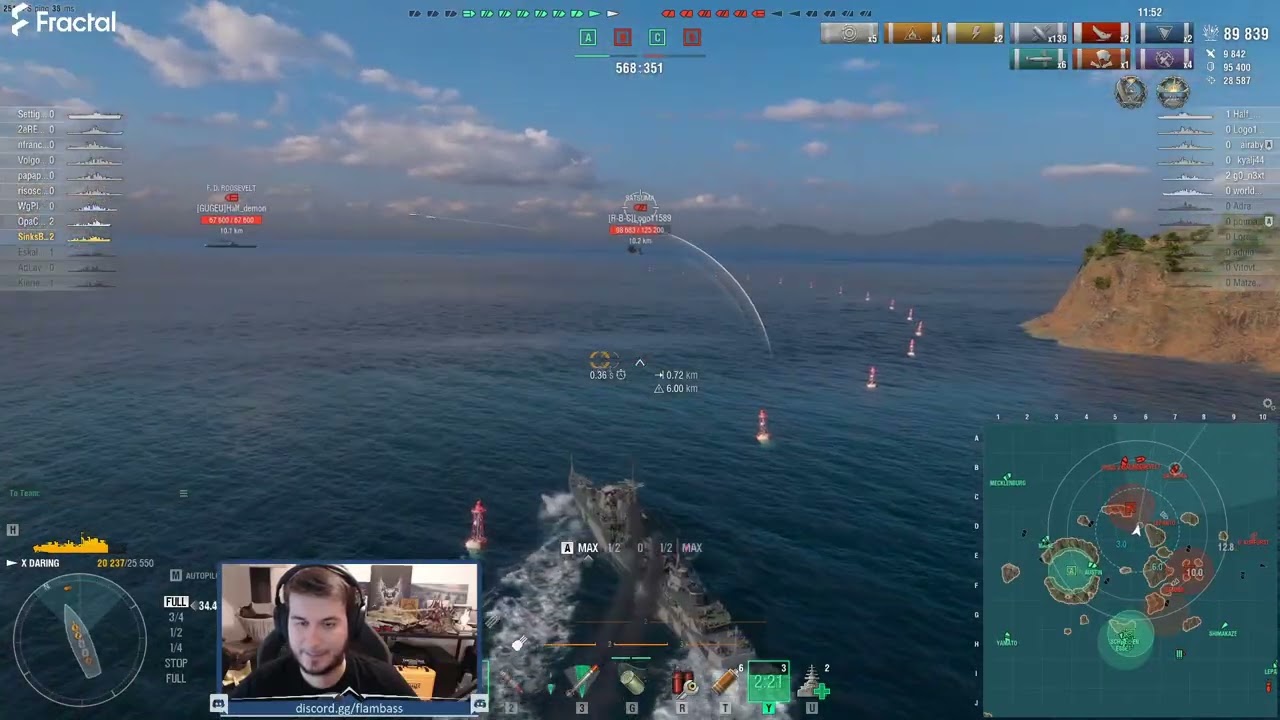 DD action WoWS