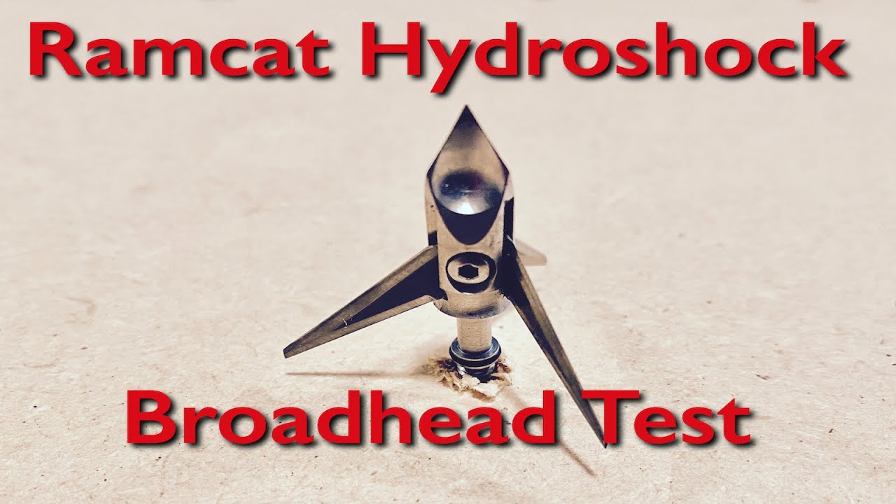 RAMCAT HYDROSHOCK Broadhead Test
