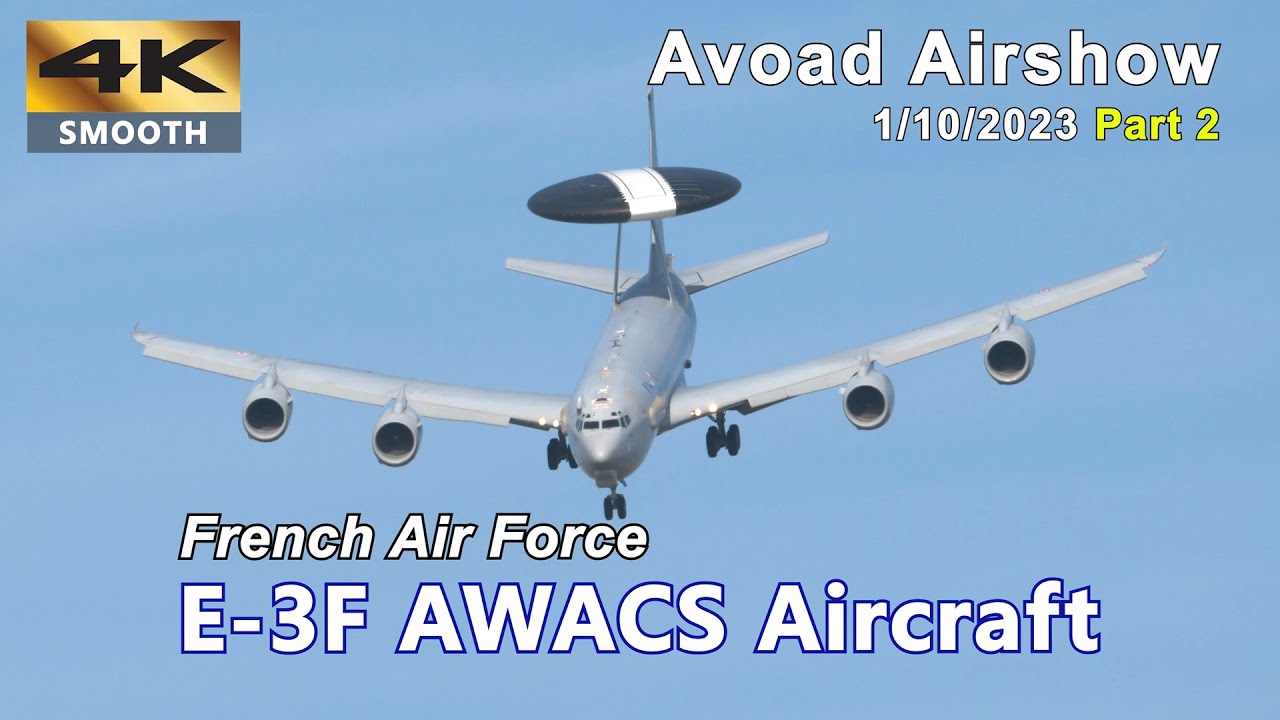 French Air Force E-3F Sentry AWACS aircraft at Avord Airshow #aviation #airshow #airplane #awacs #e3