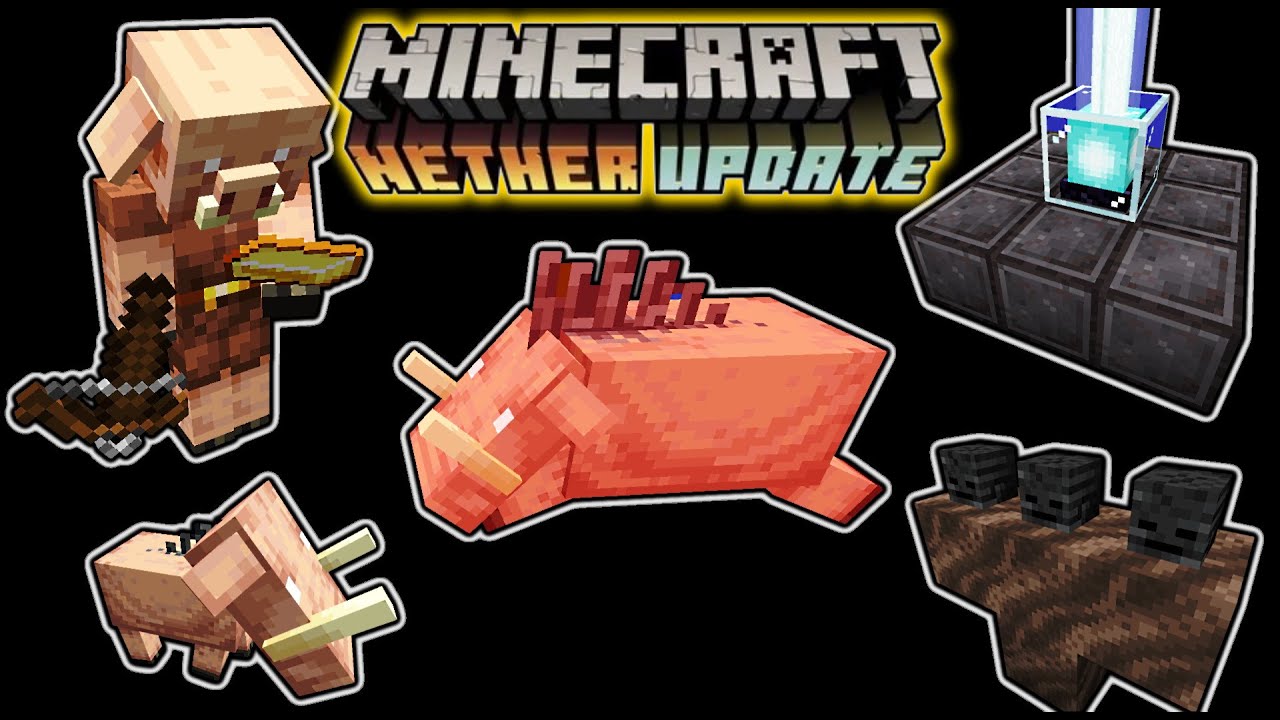 1.16 Nether Update (20w07a) | Piglin Trading, Hoglin Attacks, New Wither, Enderman Nerf!