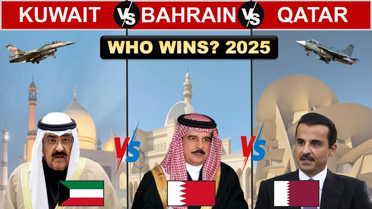 GCC POWER STRUGGLE: Kuwait 🇰🇼 vs Bahrain 🇧🇭 vs Qatar 🇶🇦 Power Ranked 2025