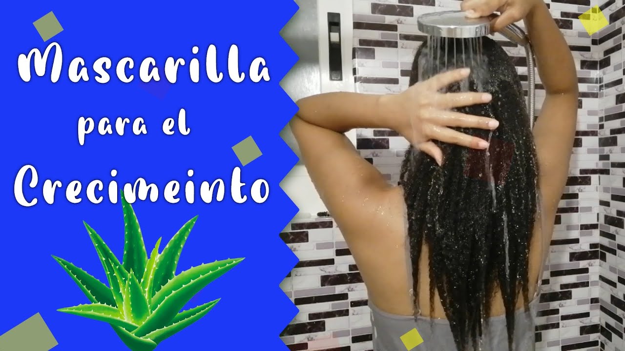 Mascarilla de Sábila para el Crecimiento del Cabello Afro 💦