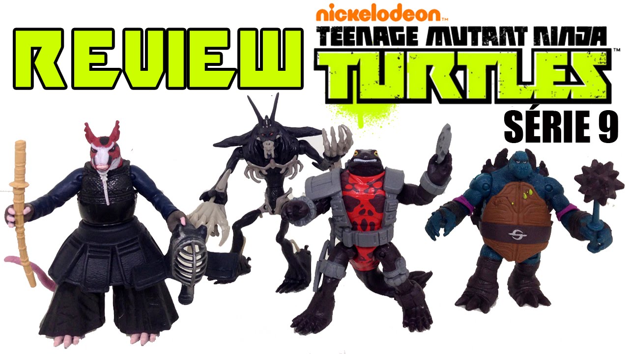 Review coleção das Tartarugas Ninja 2012 Nickelodeon - série 9