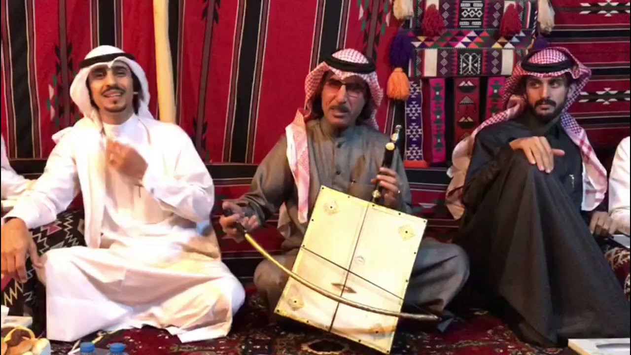 الشاعر فيصل السيحاني وجلسه مع عازف الربابه القدير مهلّي الحشاش