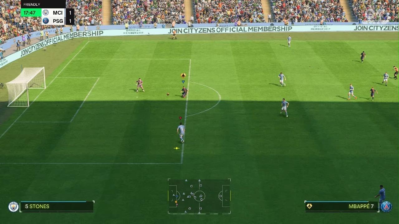 EA SPORTS FC 24 PSG vs Manchester city insane match