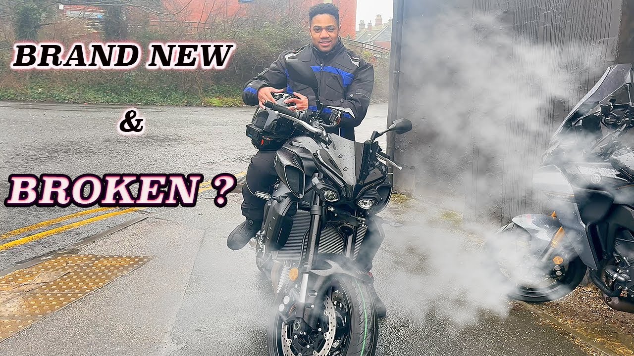 Brand NEW Bike BRAKES IN STORM? There's SMOKE Everywhere💨 MT-10!