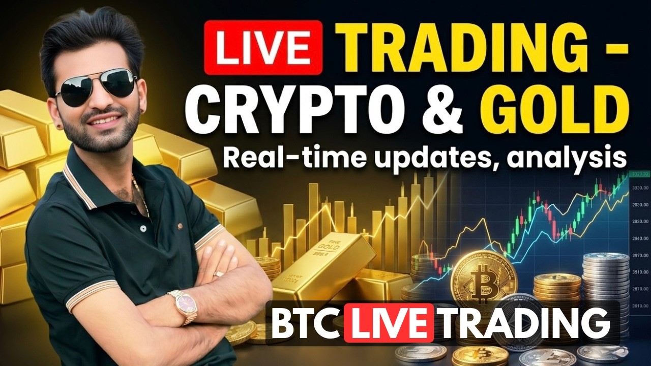 🔴BTC Live Trading  | XAUUSD Gold Scalping | Gold live Trading + Crypto Live Strategy #hitutradex