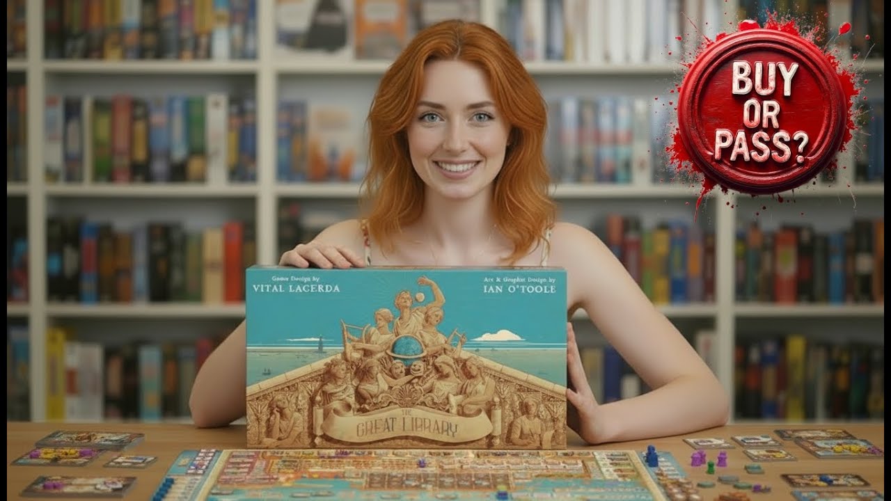 BUY OR SKIP The Great Library Board Game? (why we're torn on this one...)