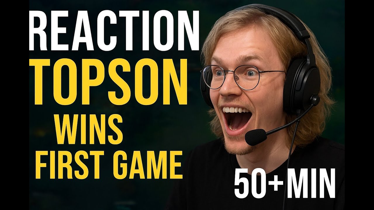 Topson Wins First Game After a 50+ Minute Battle! 💪🔥