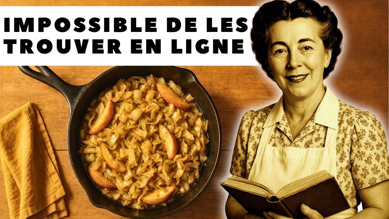 30 recettes oubliées prêtes en 5 minutes que l’on ne trouvait que dans de vieux livres de cuisine !