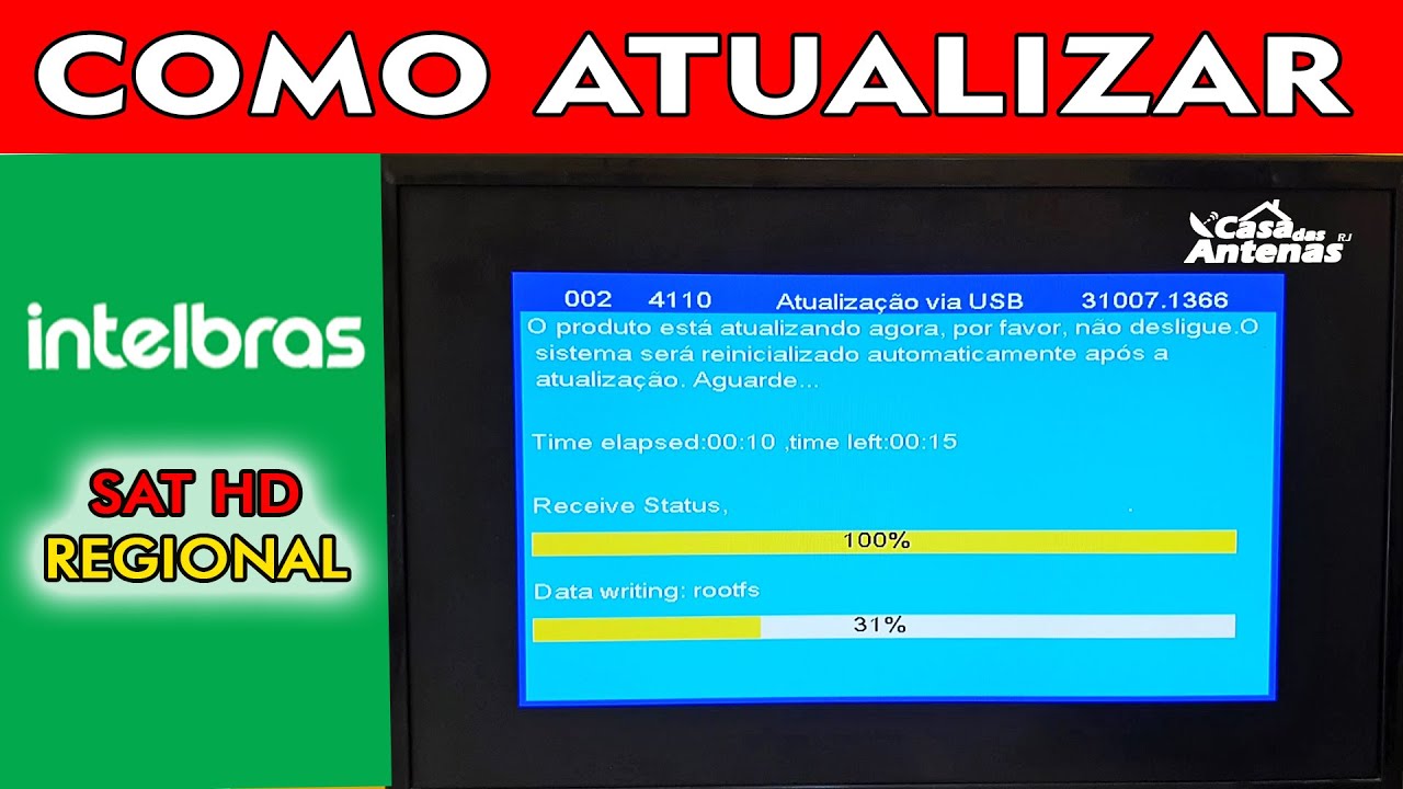 COMO ATUALIZAR E FAZER A BUSCA DE CANAIS NO RECEPTOR DE PARABÓLICA INTELBRAS RDS 840