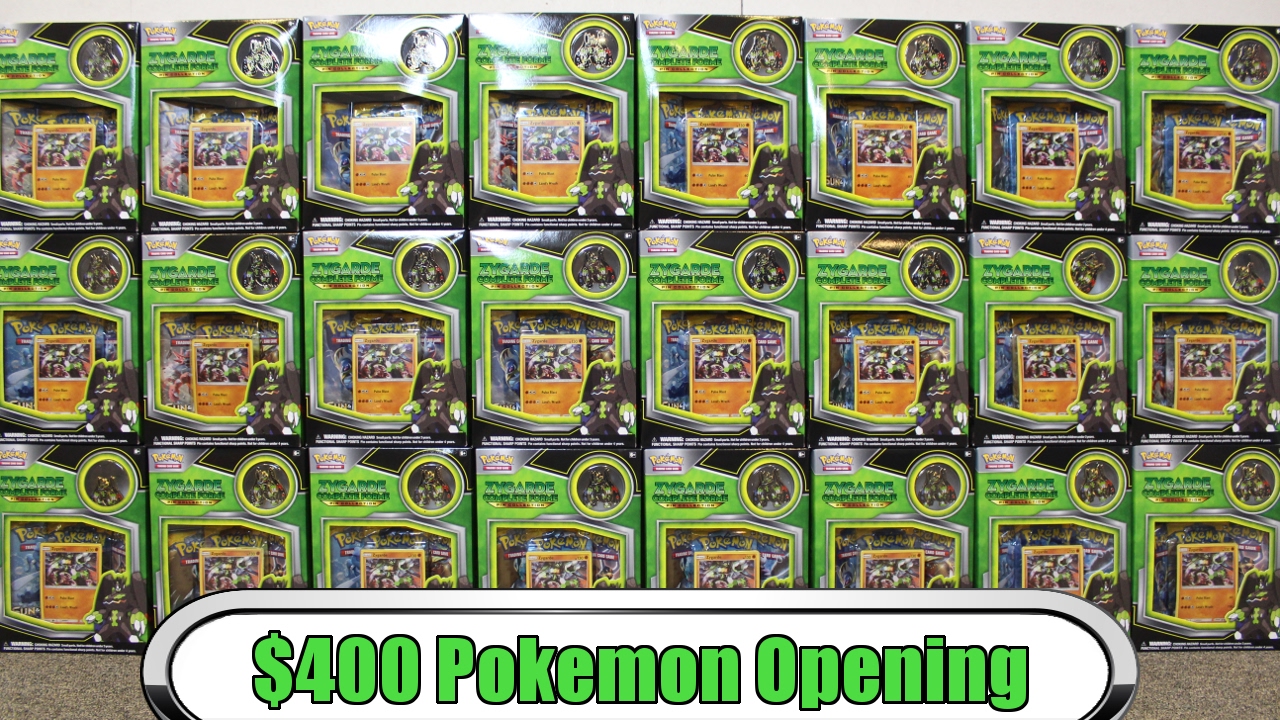 $400 worth of Zygarde Complete Forme Pin Collection Boxes!