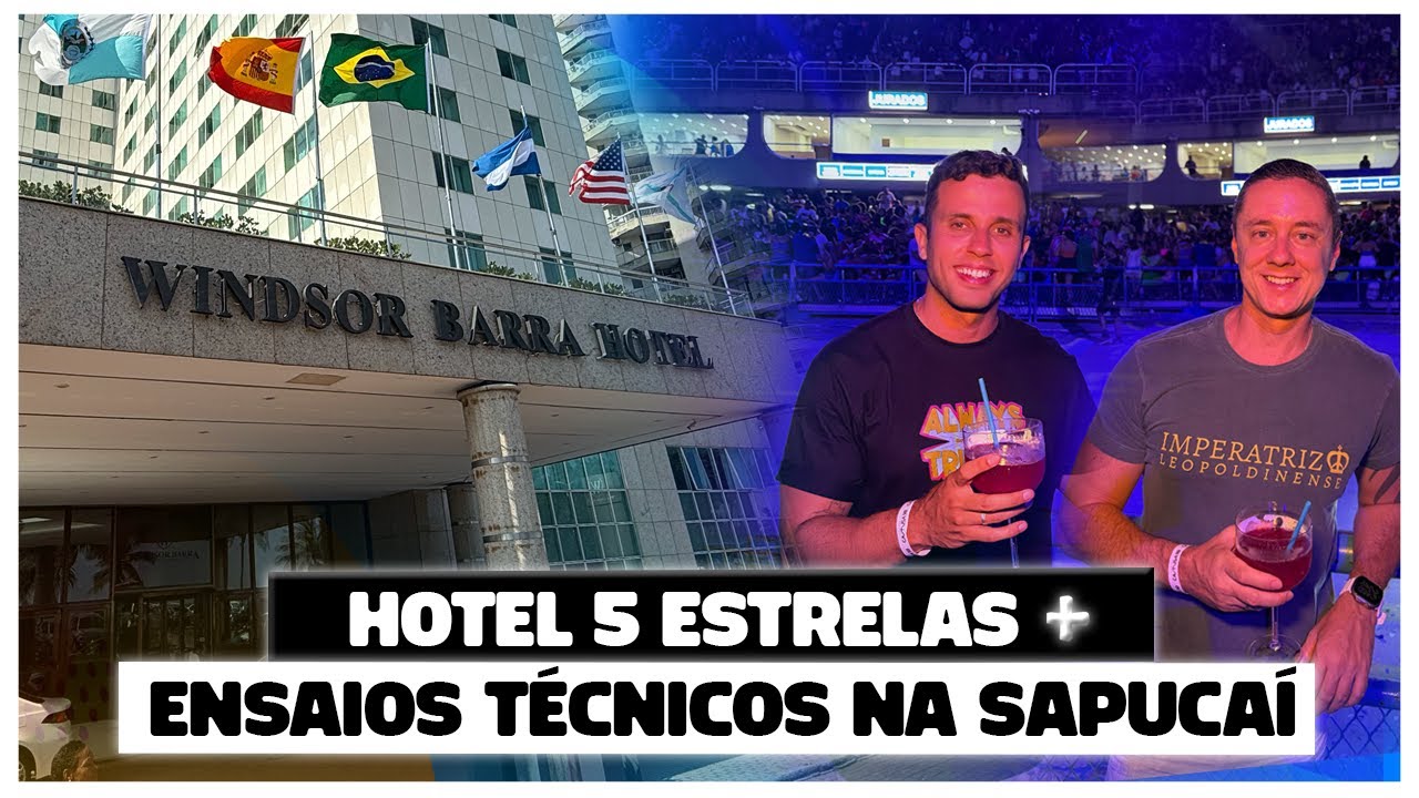 HOSPEDAGEM 5 ESTRELAS NA BARRA DA TIJUCA + ENSAIOS T&Eacute;CNICOS NA SAPUCA&Iacute; | PR&Eacute;-CARNAVAL NO RIO