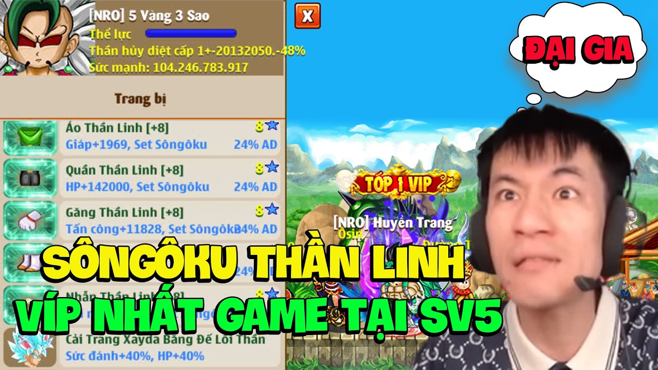 Hồi Sinh Ngọc Rồng - Đầu Năm Làm Siêu Phẩm SônGôKu VÍP Nhất Game Tại Sv5 !!