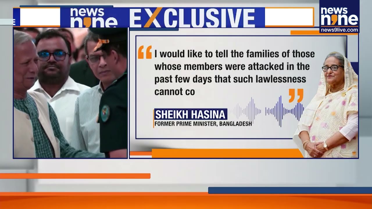 Sheikh Hasina Challenges Muhammad Yunus To Face Her In Bangladesh Elections | News9 Exclusive