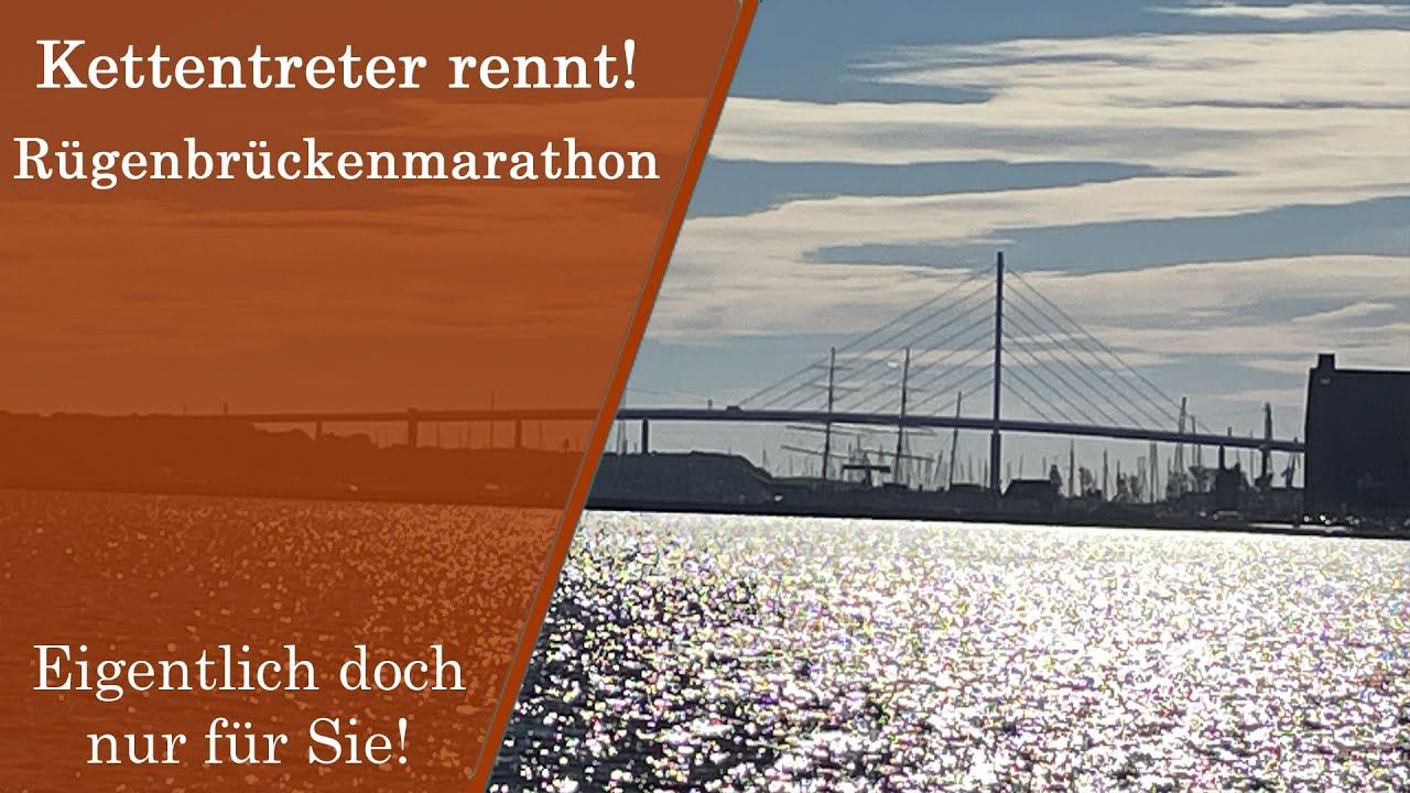 Rügenbrückenmarathon 2022 - Der alte Mann will's nochmal wissen. (zum Dritten)