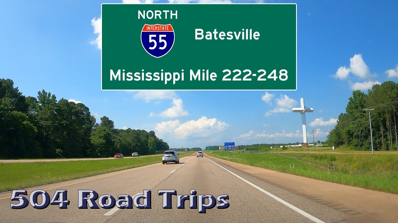 Road Trip #679 - I-55 North - Mississippi Mile 222-248 - Batesville