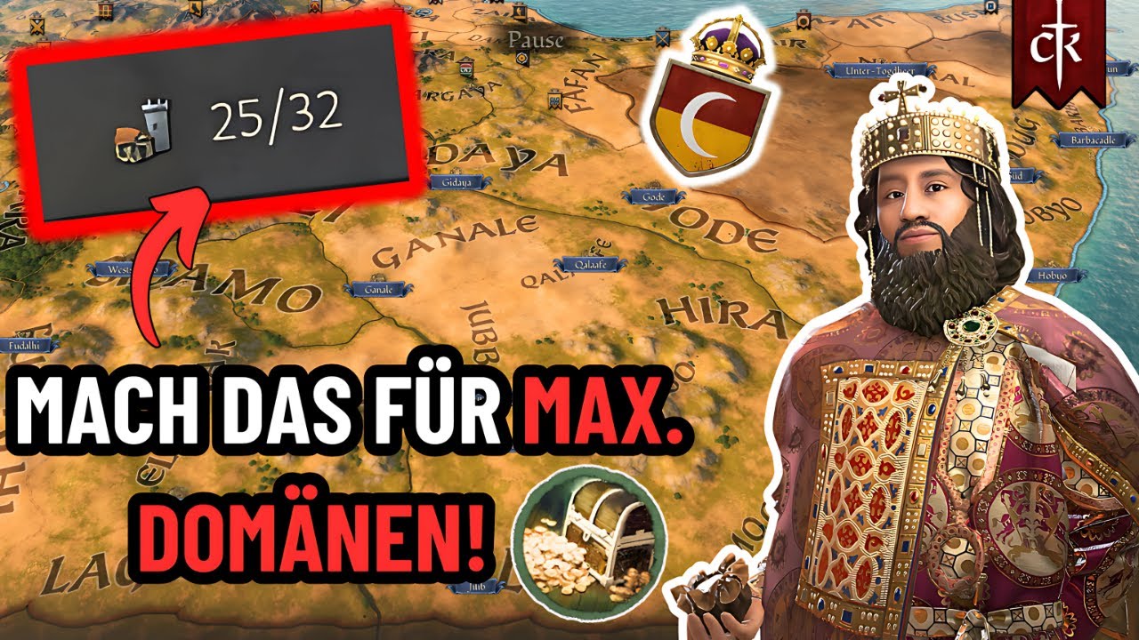 Kontrolliere 2025 ein KOMPLETTES Gro&szlig;reich! Ck 3 Dom&auml;nenlimit Tutorial 2025