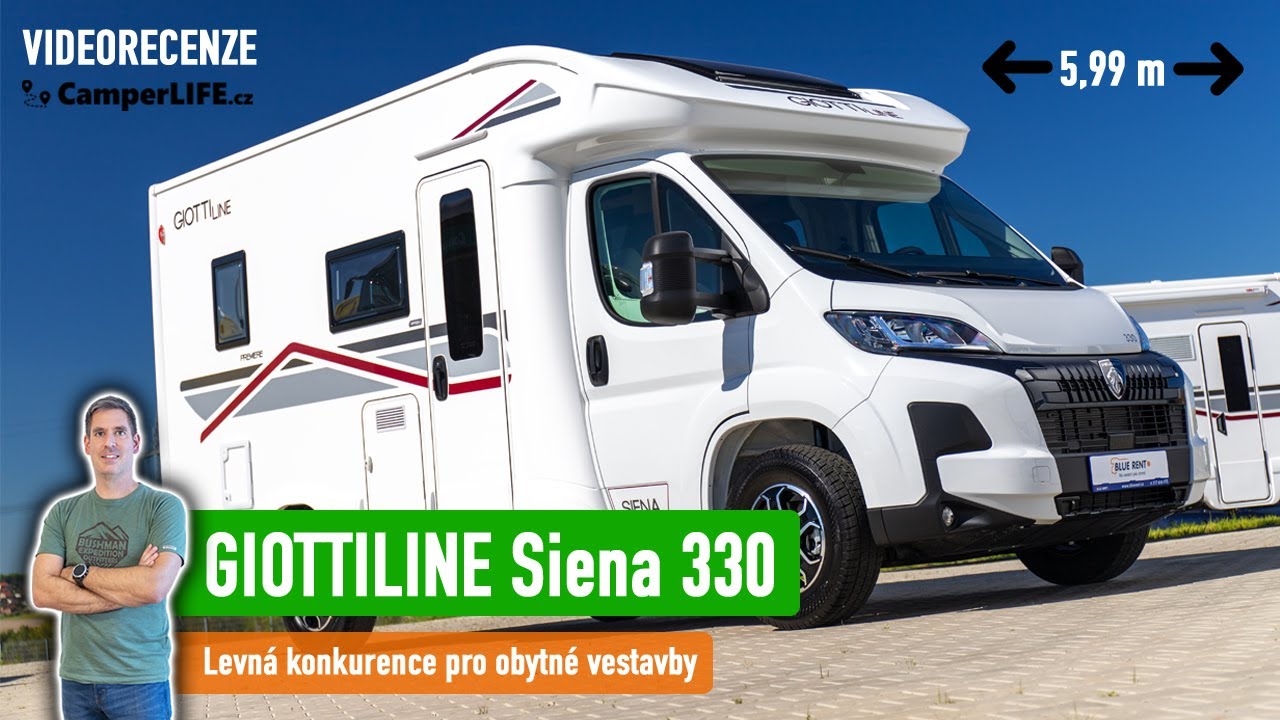 VIDEORECENZE: Obytn&eacute; auto GIOTTILINE Siena 330 - Levn&aacute; konkurence pro obytn&eacute; vestavby