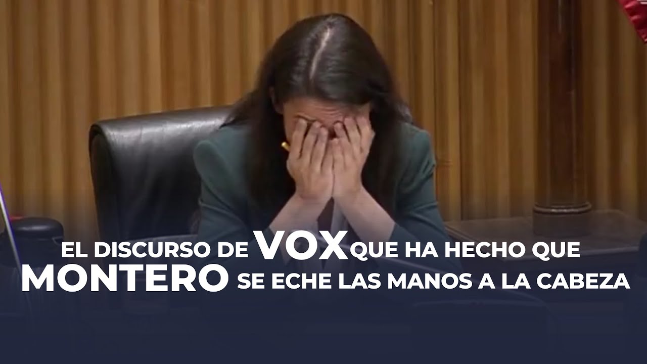 El discurso de Vox que ha hecho que Irene Montero se lleve las manos a la cabeza