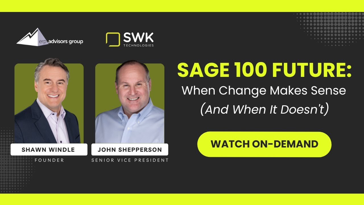 Sage 100 Future: When Change Makes Sense (And When It Doesn't)