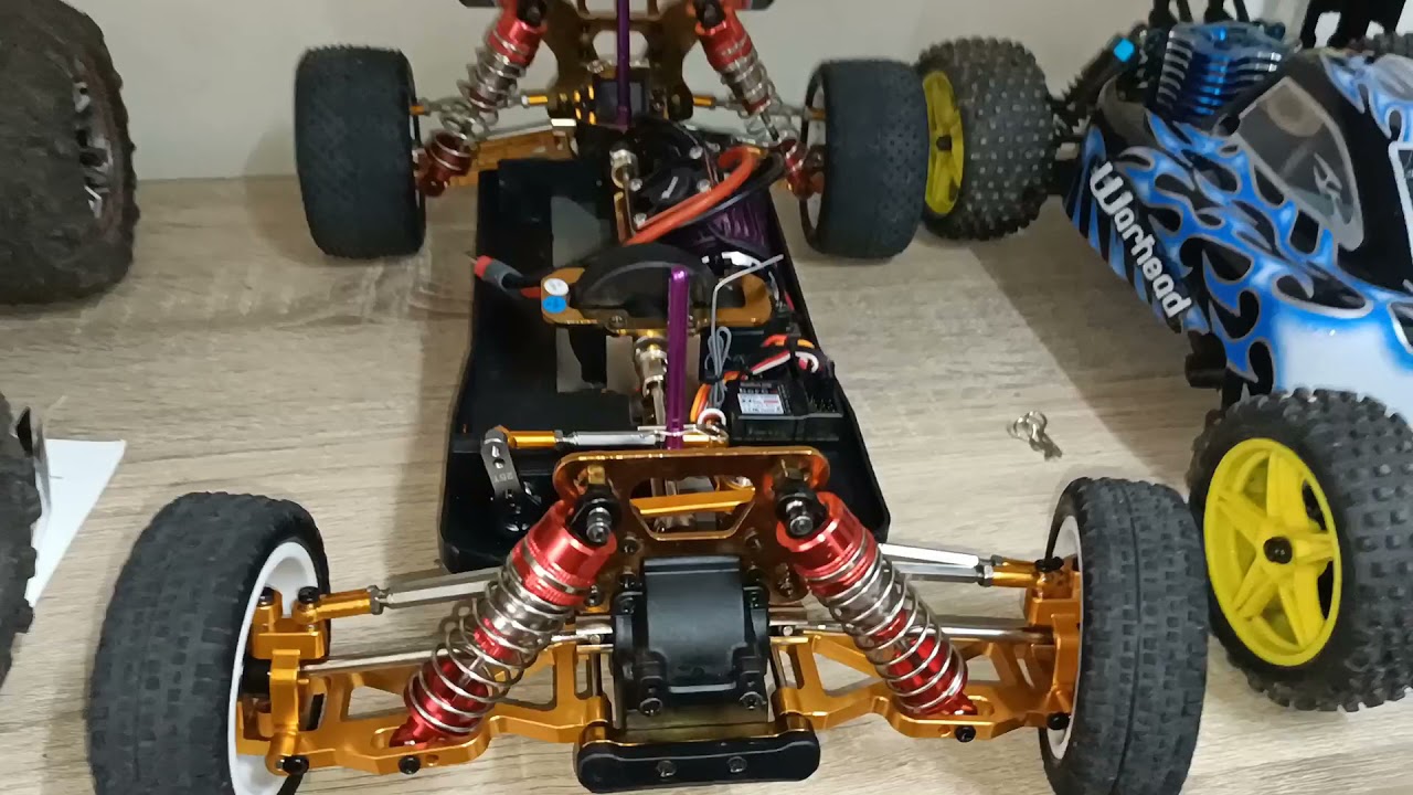Wltoys 104001 Upgrade Brushless And Part..Hobbywing Ezrun Max10 120a/ Metal Part..