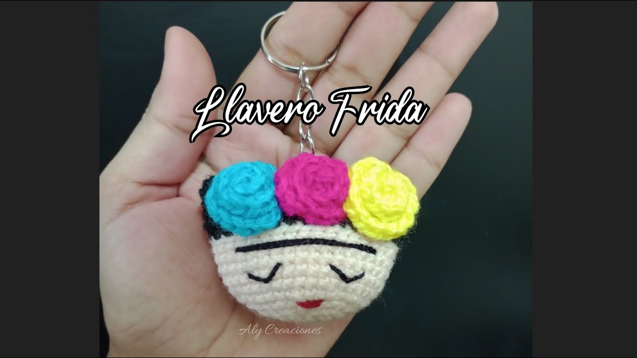 Llavero Frida Amigurumi 🧶 Muy fácil de Realizar ❤️ Aly Creaciones