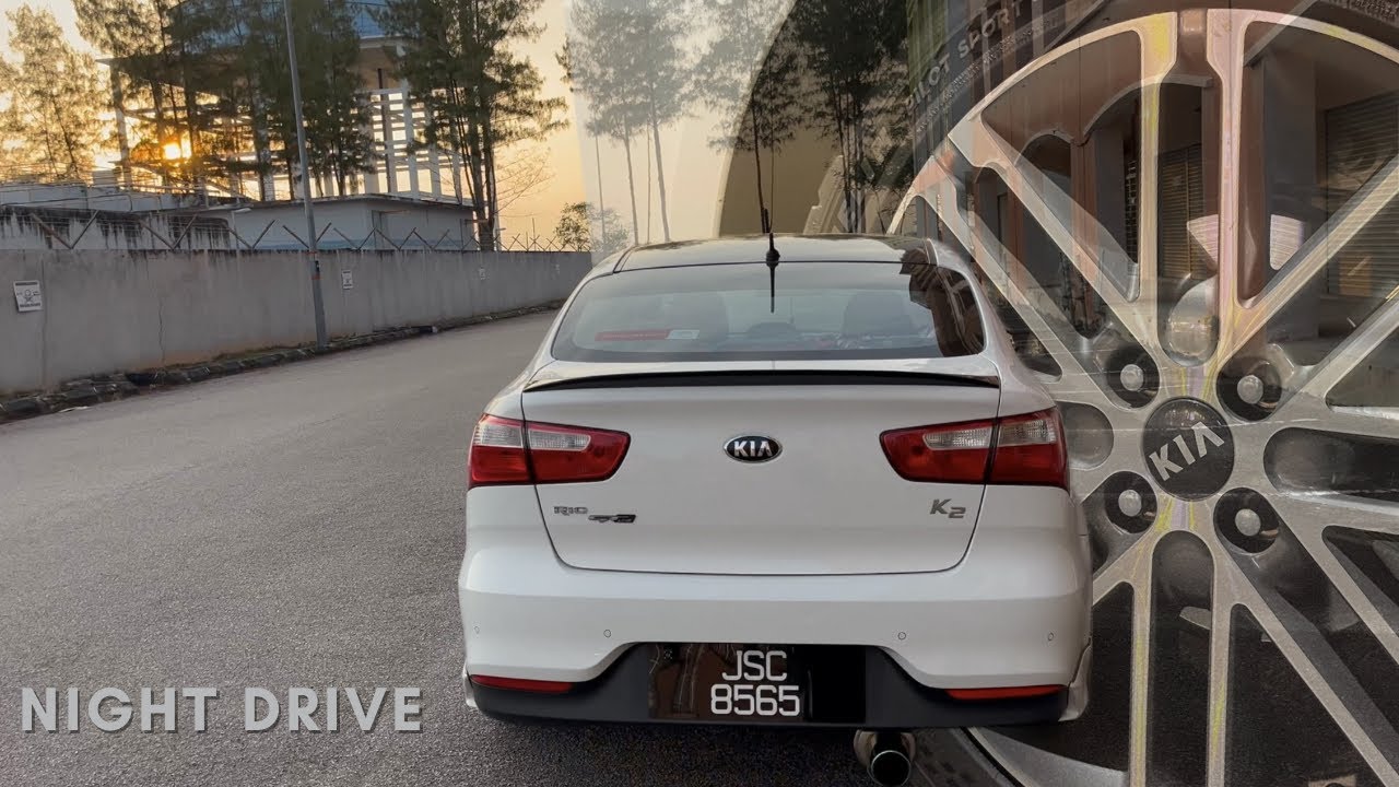 2016 KIA RIO Sedan | Night Drive