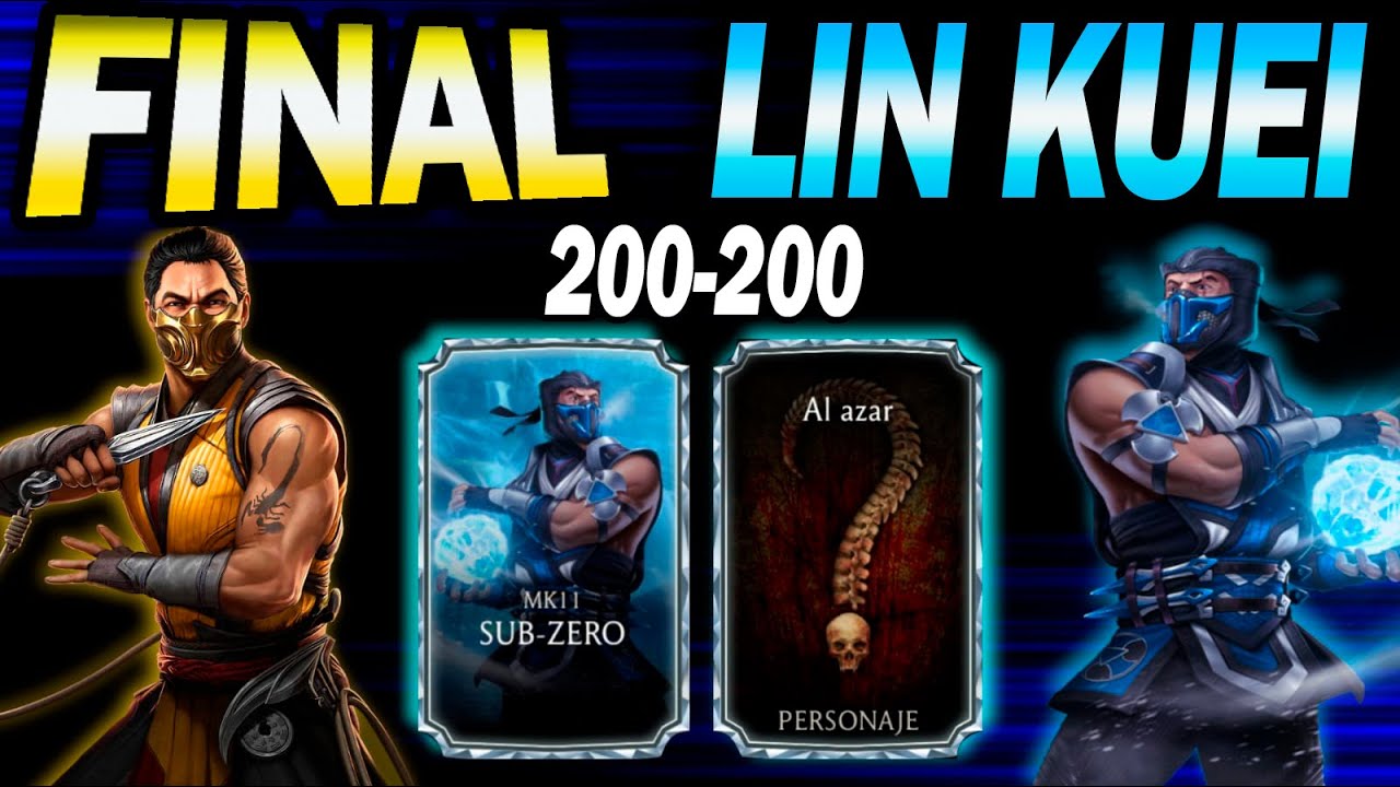 FINAL CONGELADA! Torre LIN KUEI Batalla 200 Mortal Kombat Mobile / Jhonny Mortal K