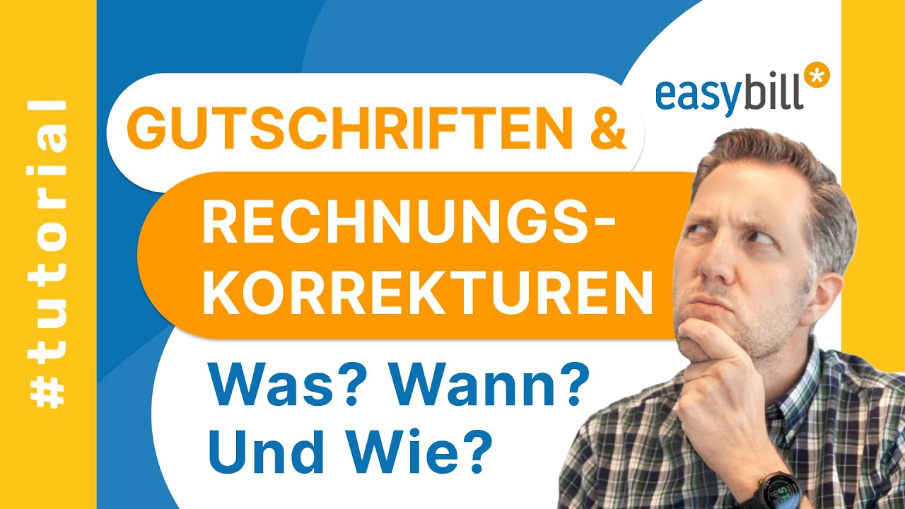 Gutschrift, Rechnungskorrektur oder Storno? | Wann und wie erstellt man die?