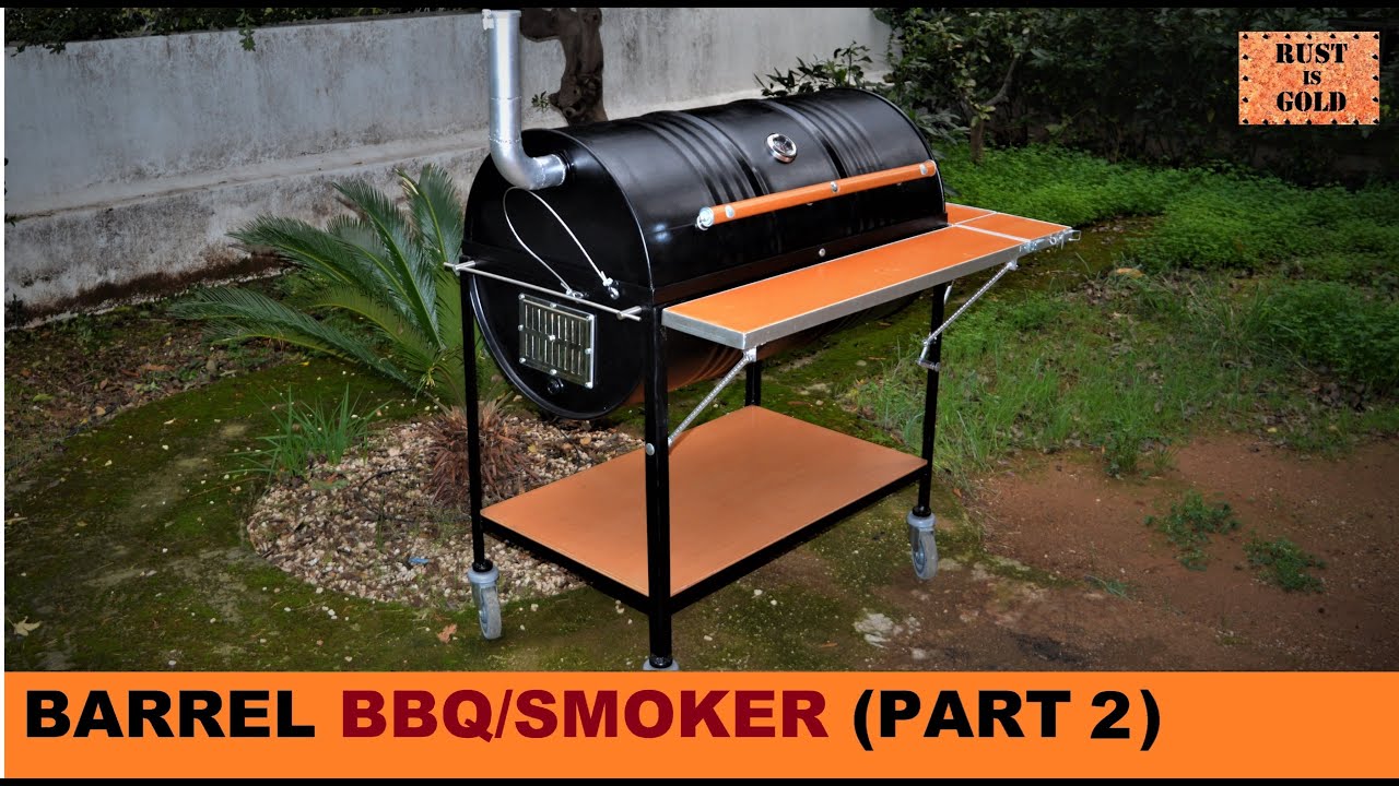 HOW TO BUILD A BARREL BBQ/SMOKER (PART 2)