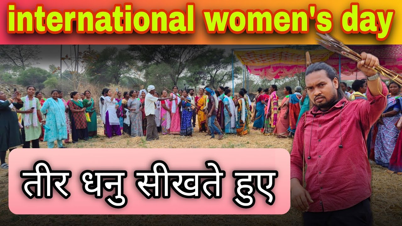 International women's day celebration// near lanjiberna maince... Sawan ekka vlogs