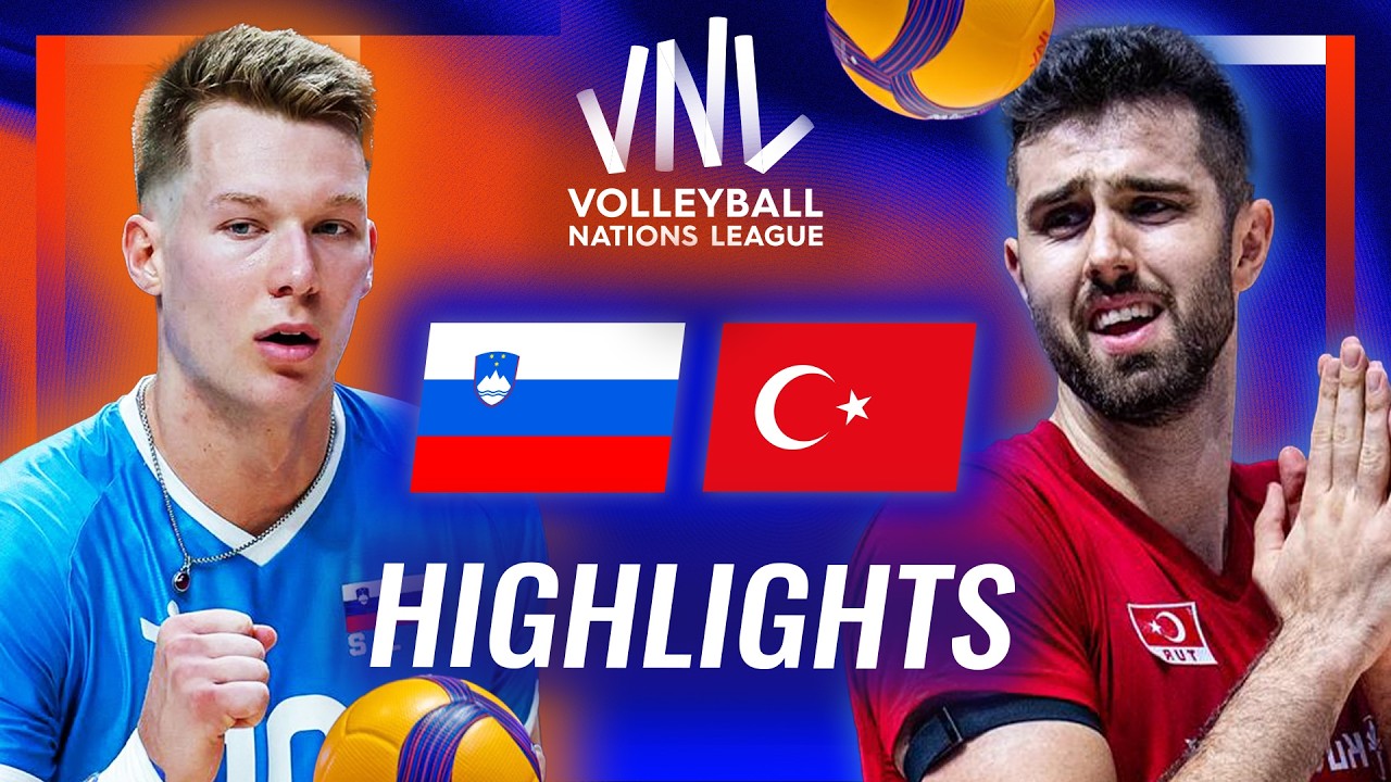 Slovenia 🇸🇮 vs. T&uuml;rkiye 🇹🇷 - Quarter Final | Highlights | Men's VNL 2026