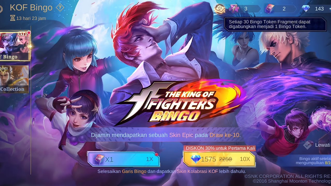 Gacha Spin Event KoF Mlbb 2024