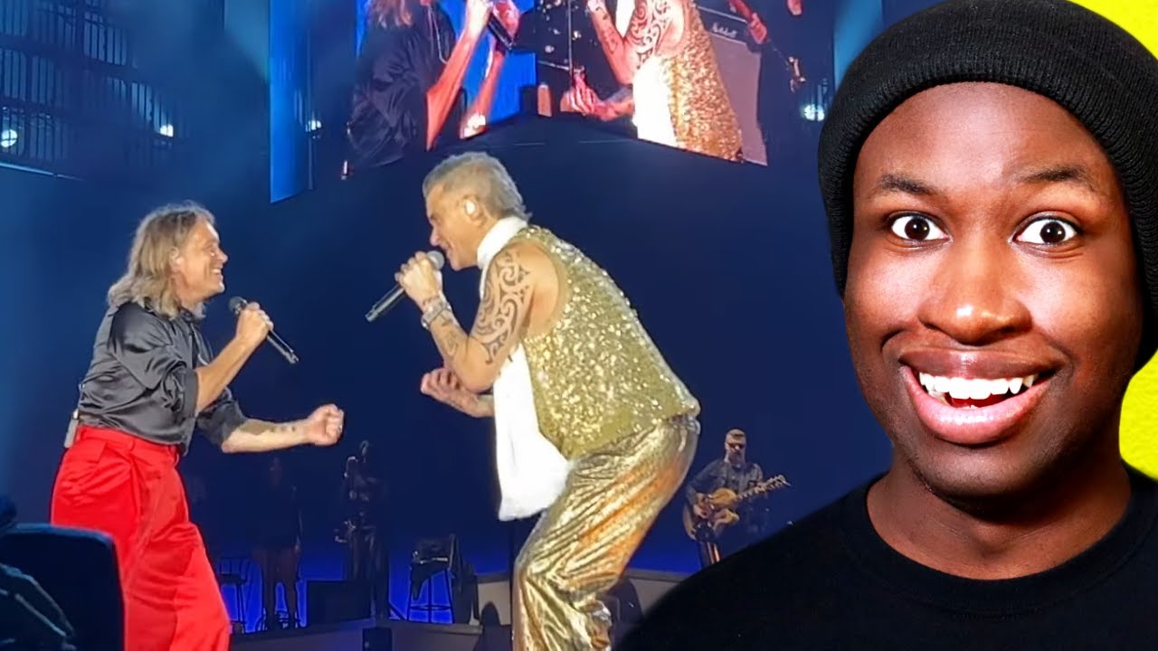 Robbie Williams & Mark Owen - Greatest Day (LIVE) | REACTION