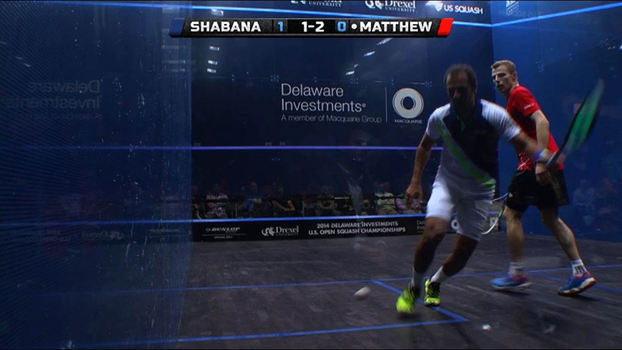 Squash : 2014 Delaware Investments US Open Roundup: PSA SF Shabana v Matthew